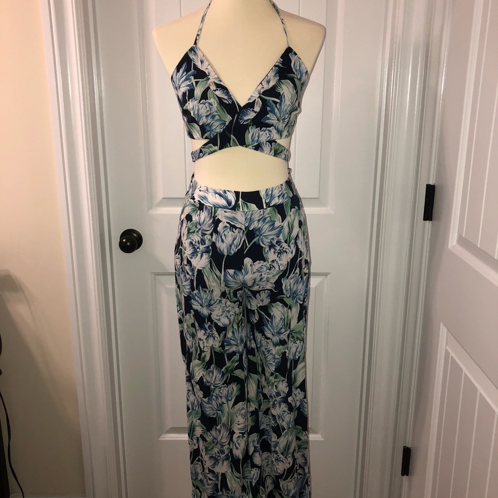 Navy Floral Matching Set Maui Babe